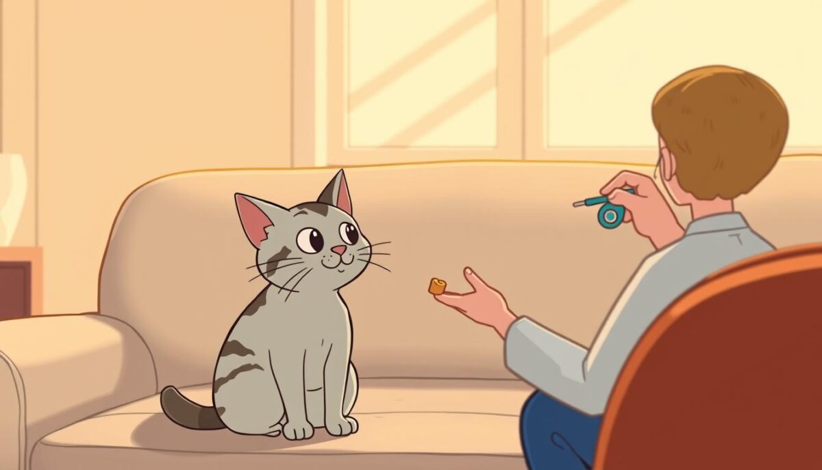 cat behavior training